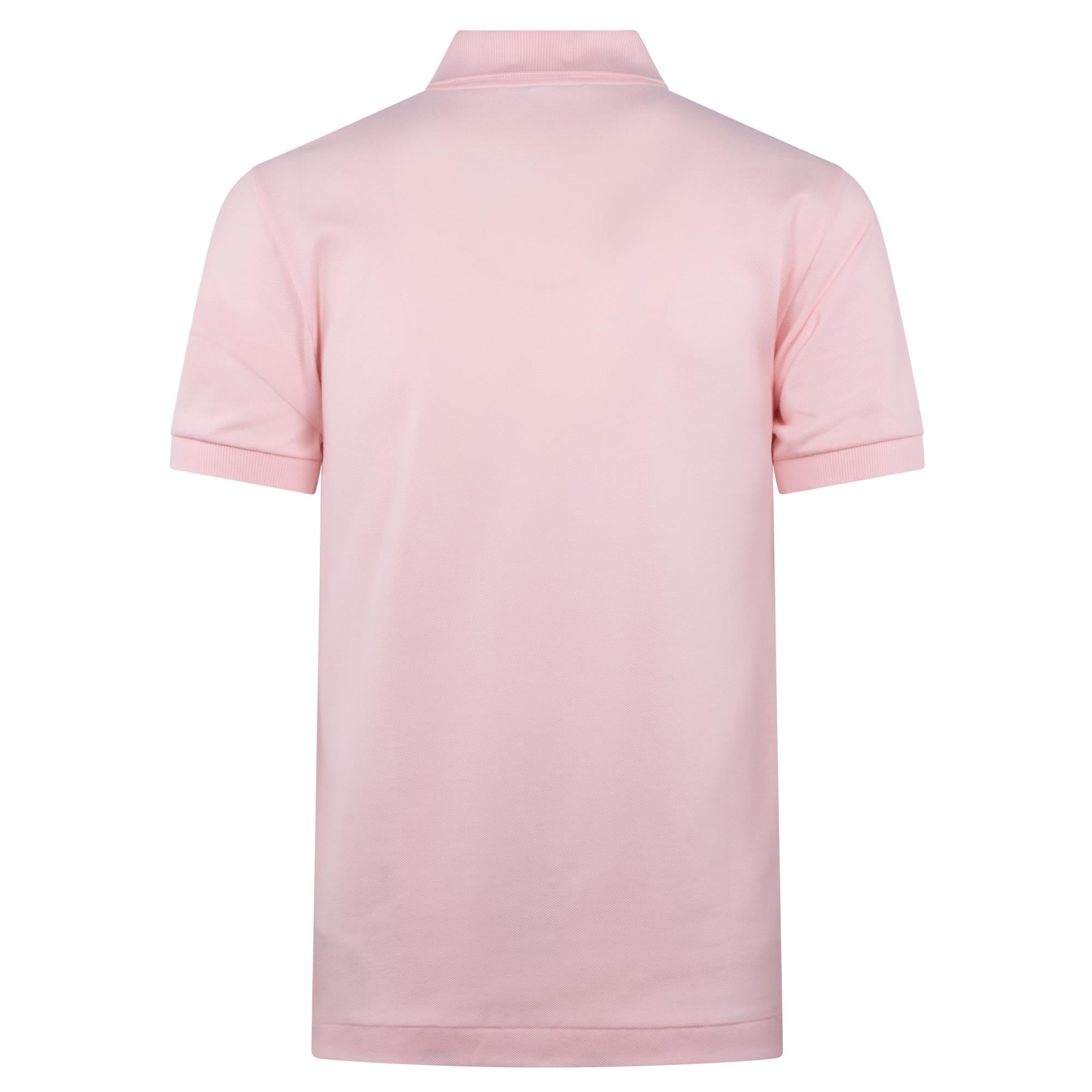 Mens Lacoste L1212 Classic Fit Polo Shirt Flamingo Pink